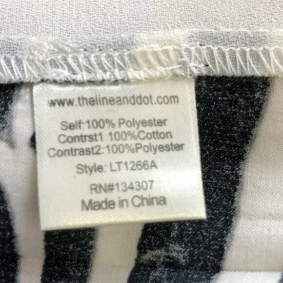 Line & Dot | NEW Contrast Zebra Print Top - Picture 7 of 7